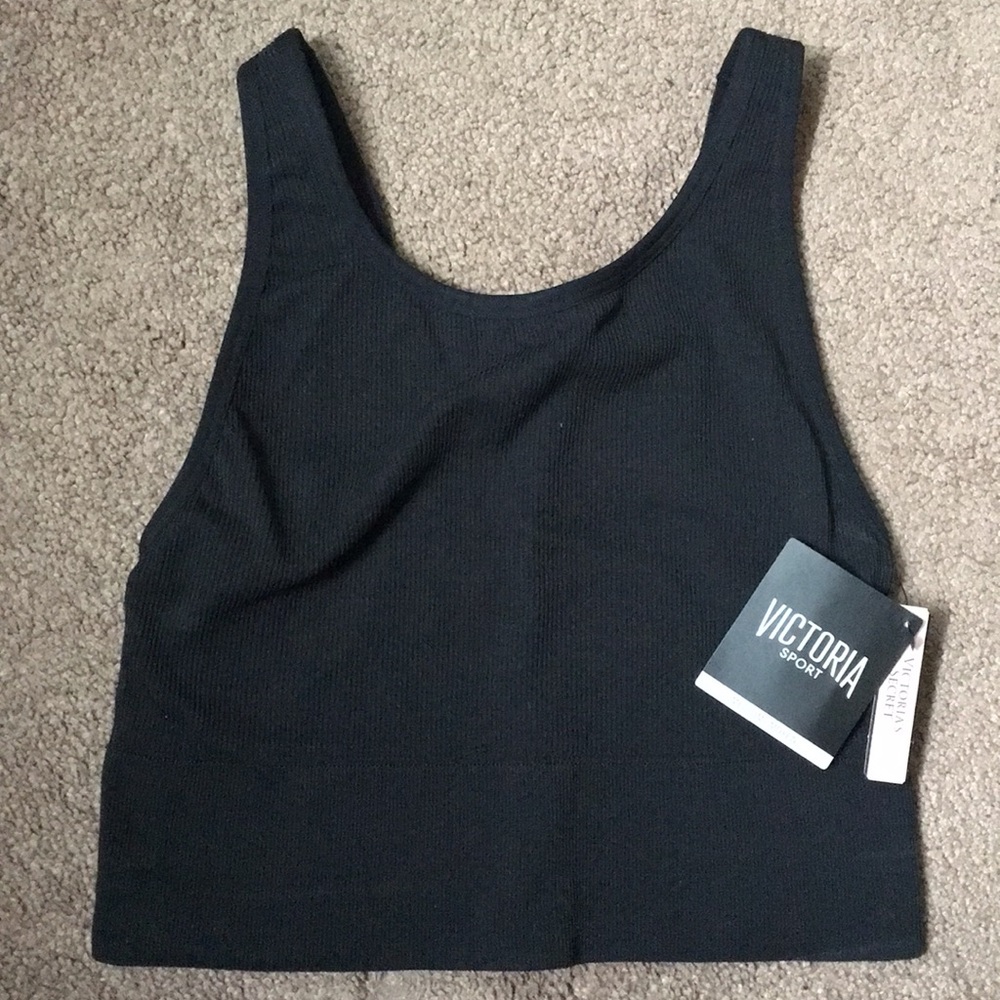 NWT Victoria Secret sports bra / tank black